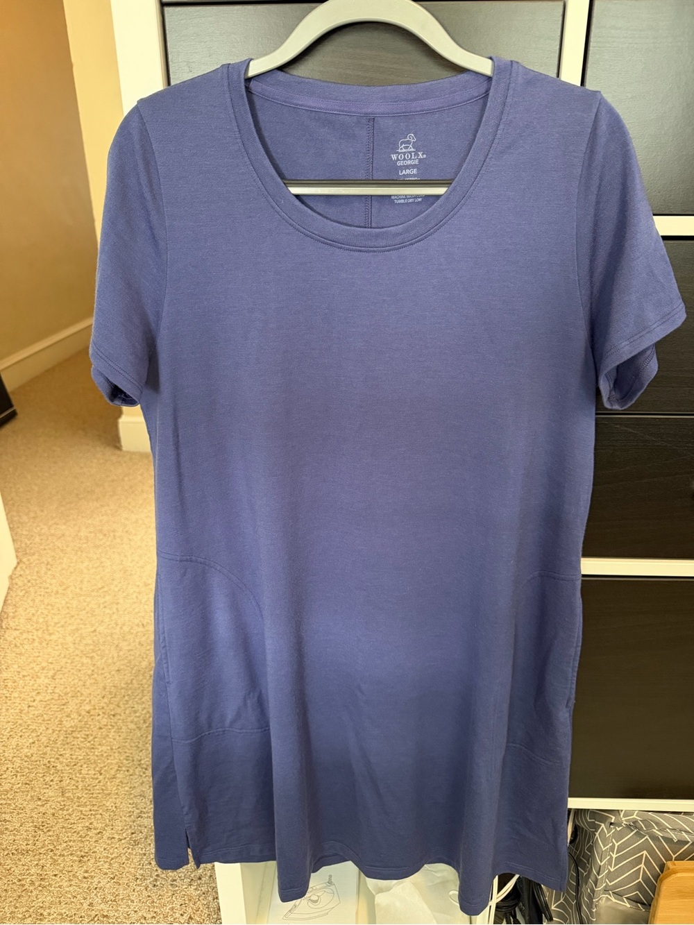 Woolx Georgie Dress - Ink Blue